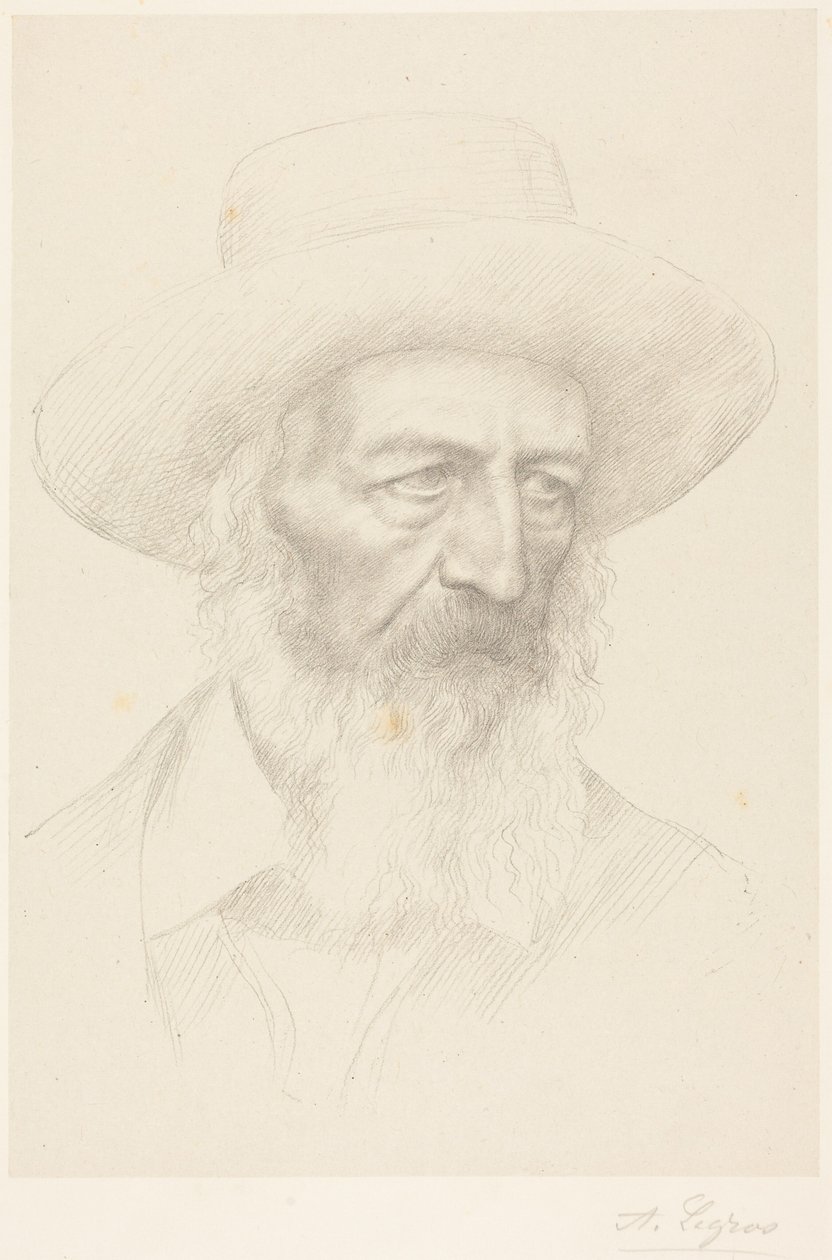 Alfred, lord Tennyson - Alphonse Legros