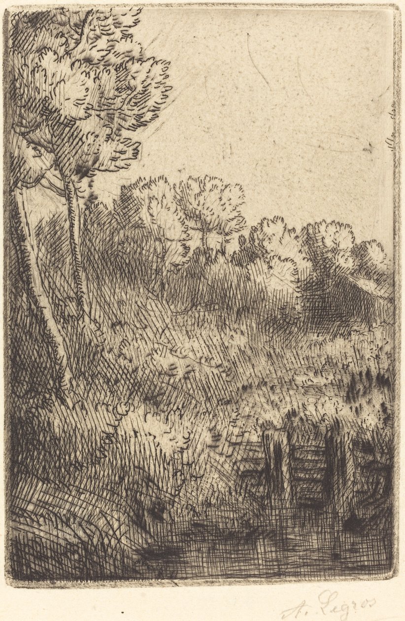 Le long de la Marne - Alphonse Legros