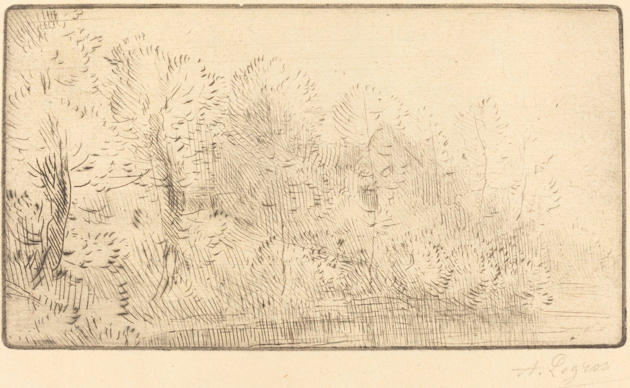 Le long de la rivière - Alphonse Legros