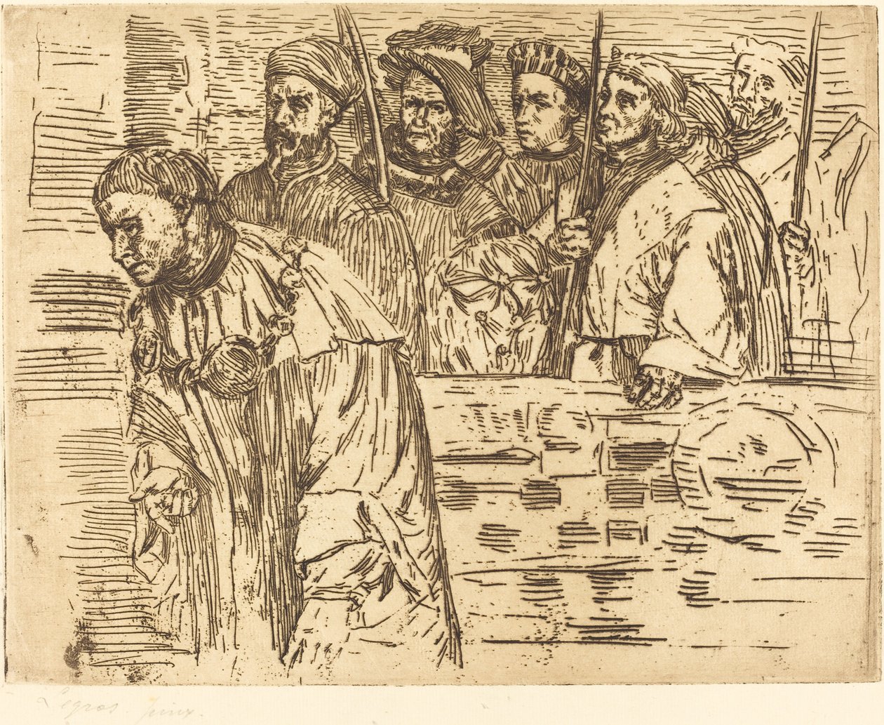 Les archers - Alphonse Legros