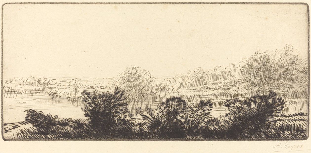 Bord de la Loire - Alphonse Legros