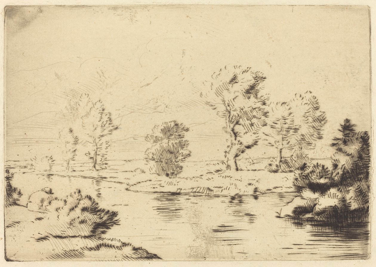Bord de la Marne - Alphonse Legros