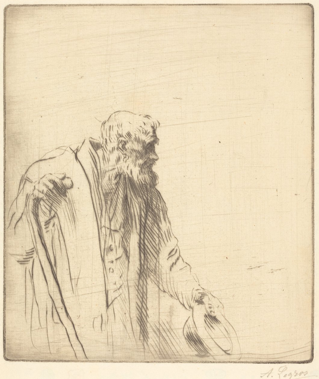 Un mendiant - Alphonse Legros
