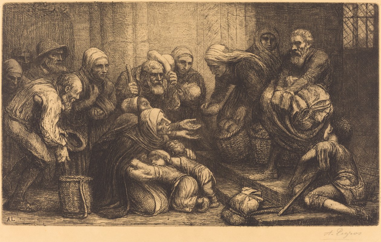 Les mendiants de Bruxelles - Alphonse Legros