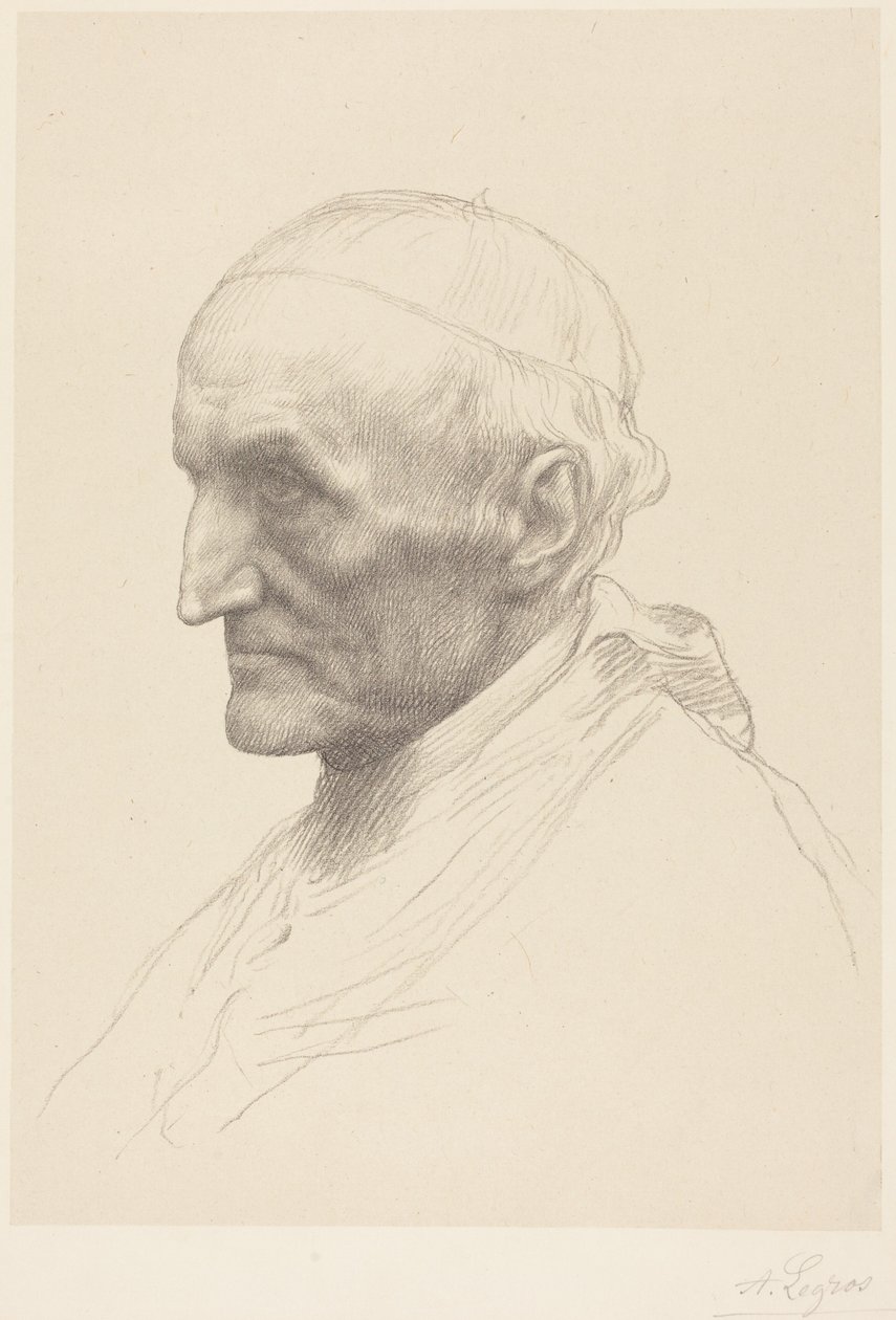 Cardinal Manning, 2e plaque - Alphonse Legros