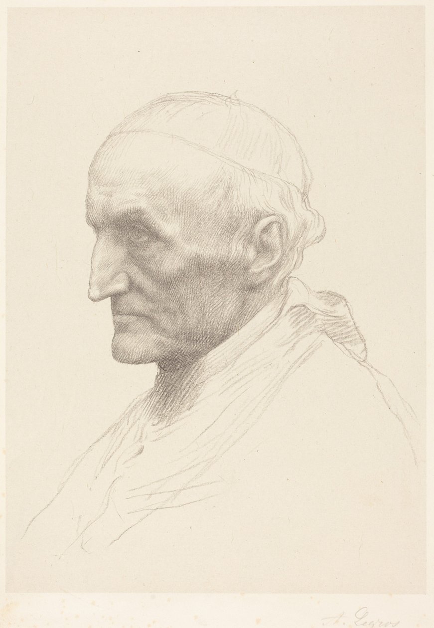 Cardinal Manning, 2e plaque - Alphonse Legros