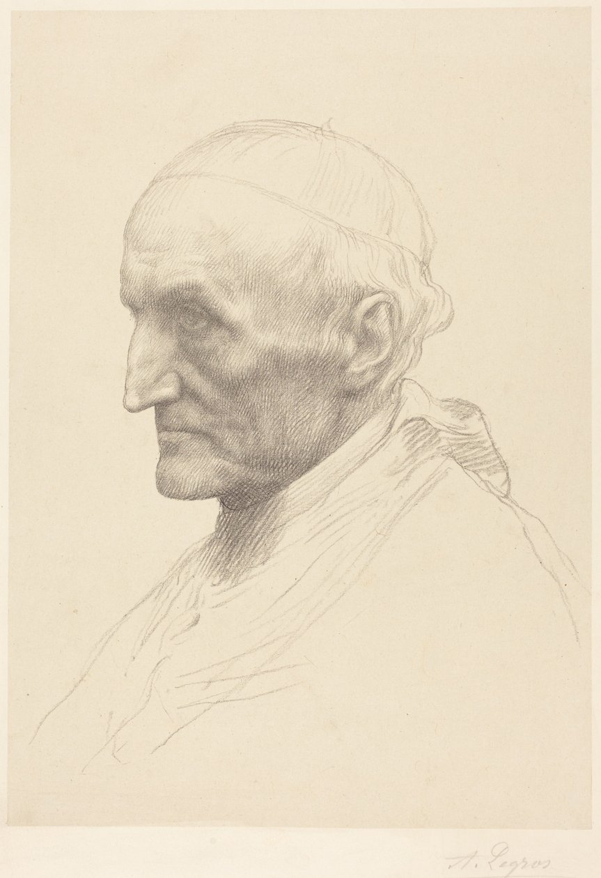 Cardinal Manning, 2e plaque - Alphonse Legros