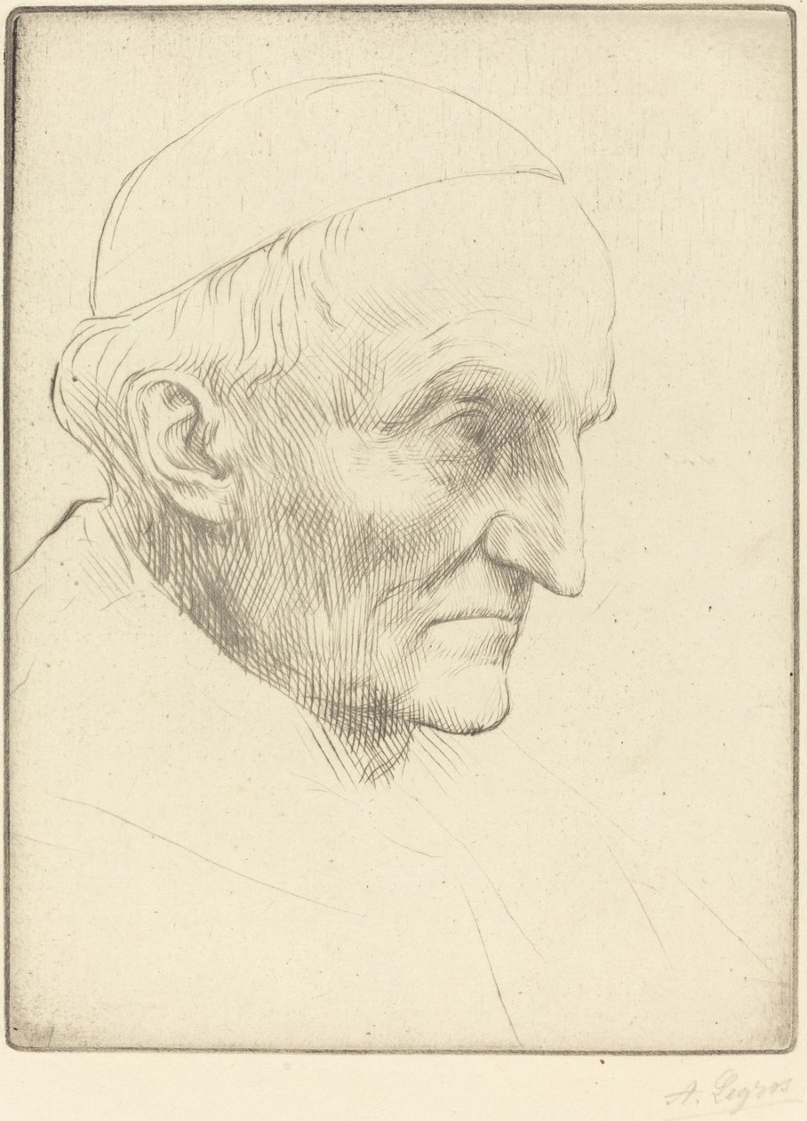 Cardinal Manning, 3ème planche - Alphonse Legros