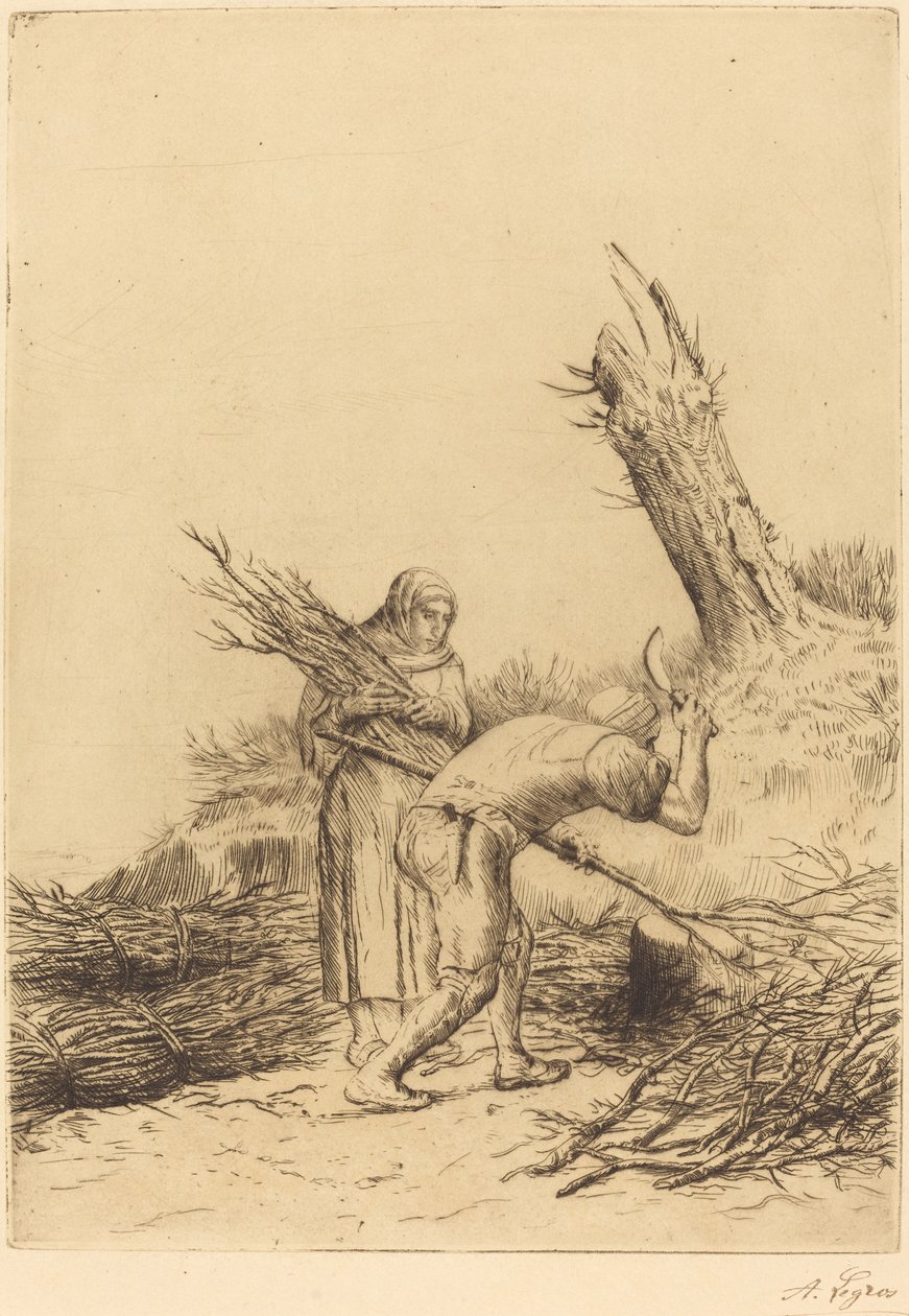 Les faiseurs de fagots - Alphonse Legros
