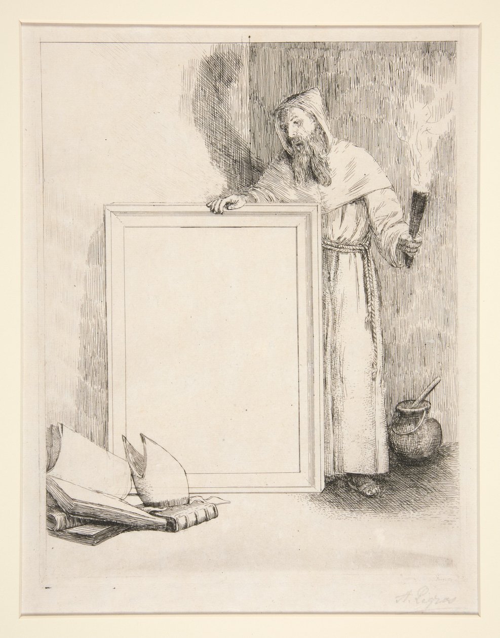 « Cinquante impressions de 10 gravures » (Page de titre de la série publiée par Marseille Holloway) - Alphonse Legros