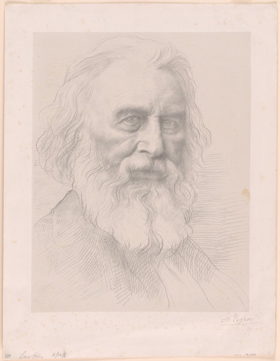 Henry Wadsworth Longfellow - Alphonse Legros