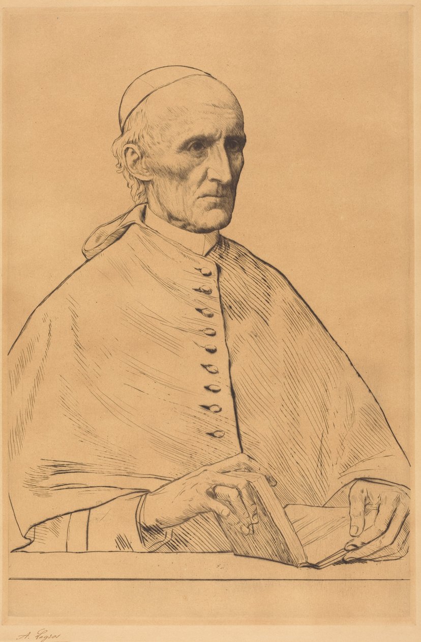 Son Éminence le cardinal Manning, 1re planche - Alphonse Legros