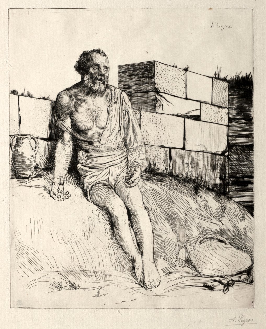 Job Première Planche - Alphonse Legros