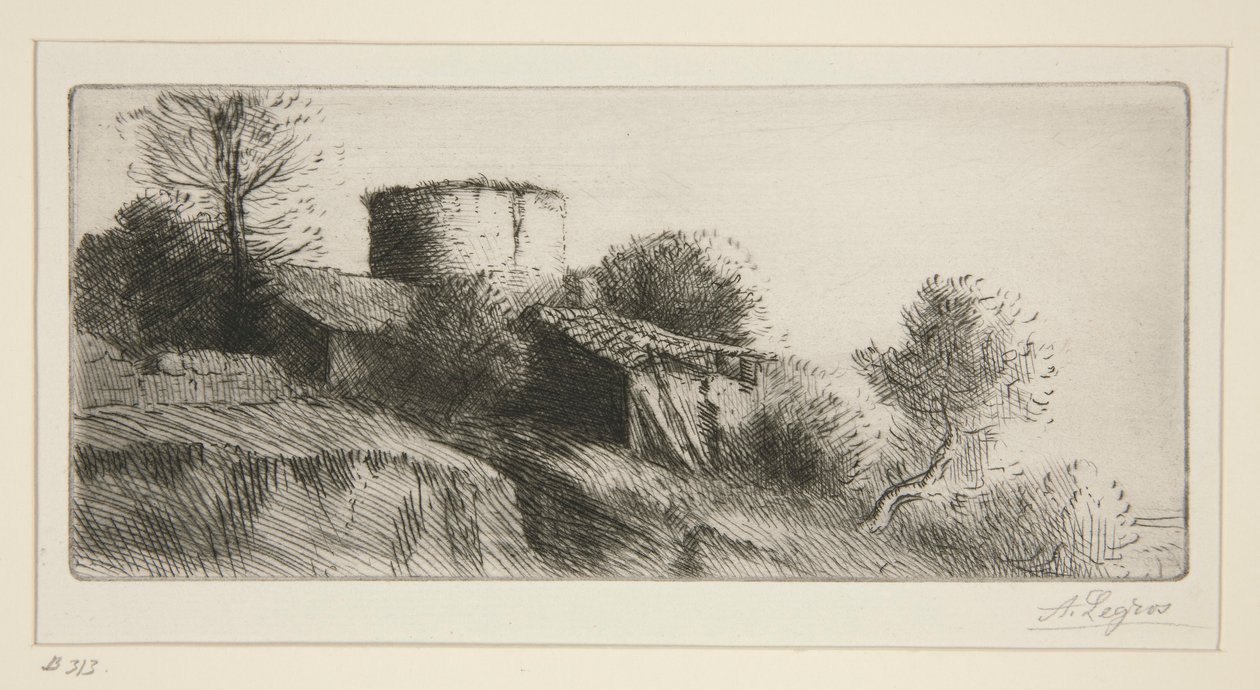 La tour aux pigeons - Alphonse Legros