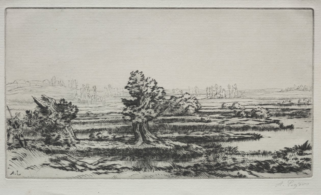 Paysage - Alphonse Legros