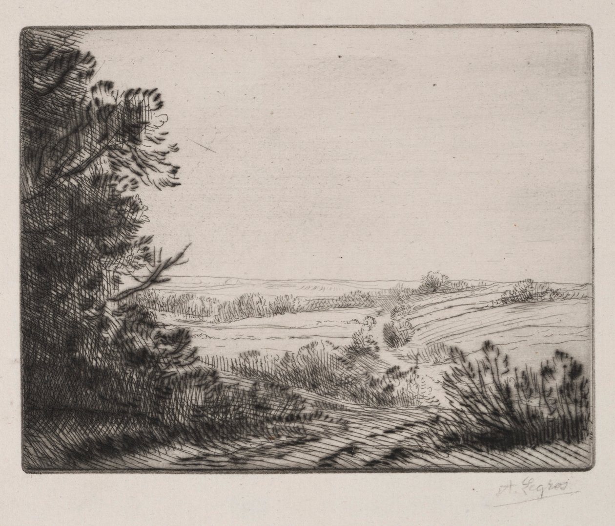 Paysage - Alphonse Legros