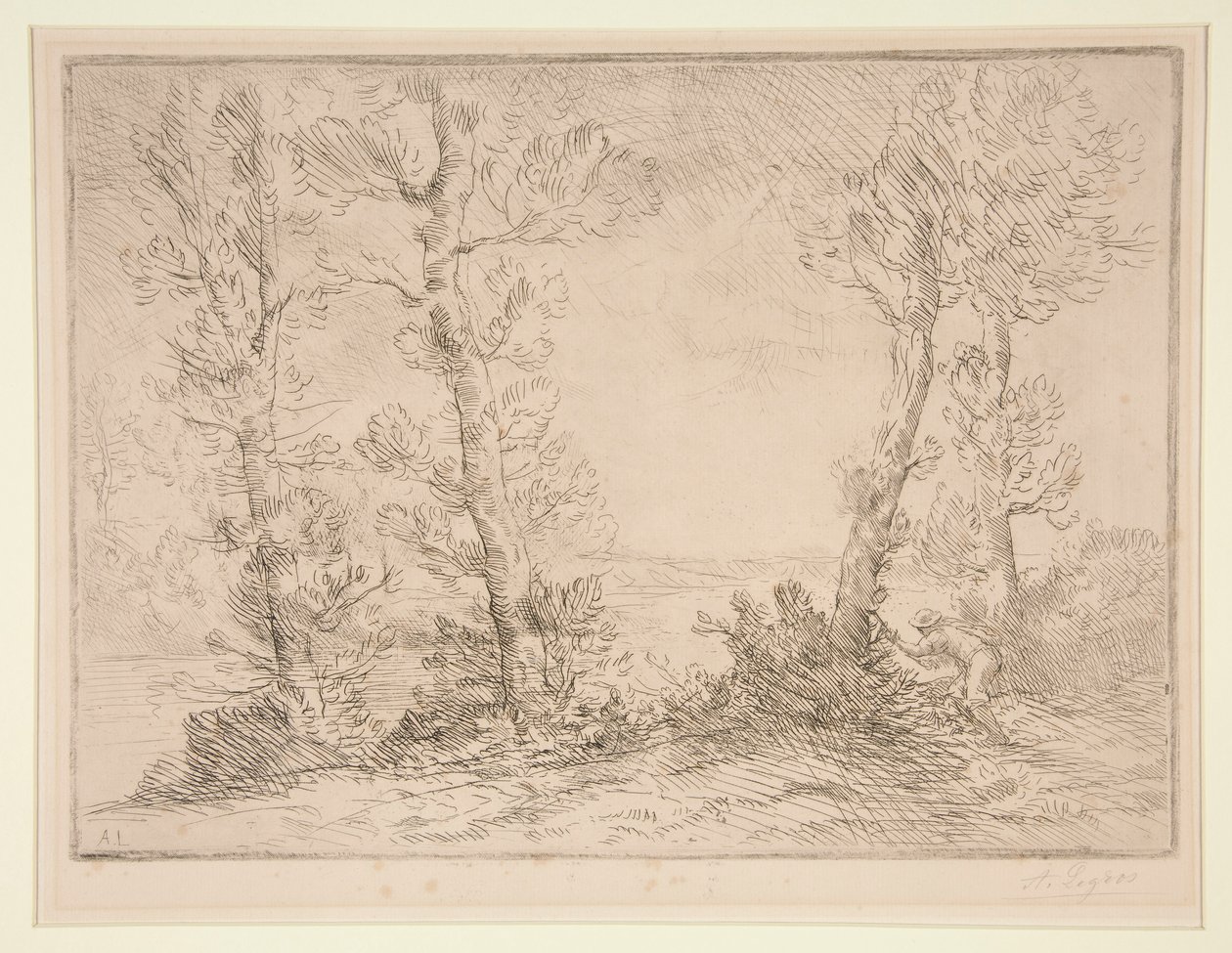 Le Pêcheur de saumon - Alphonse Legros