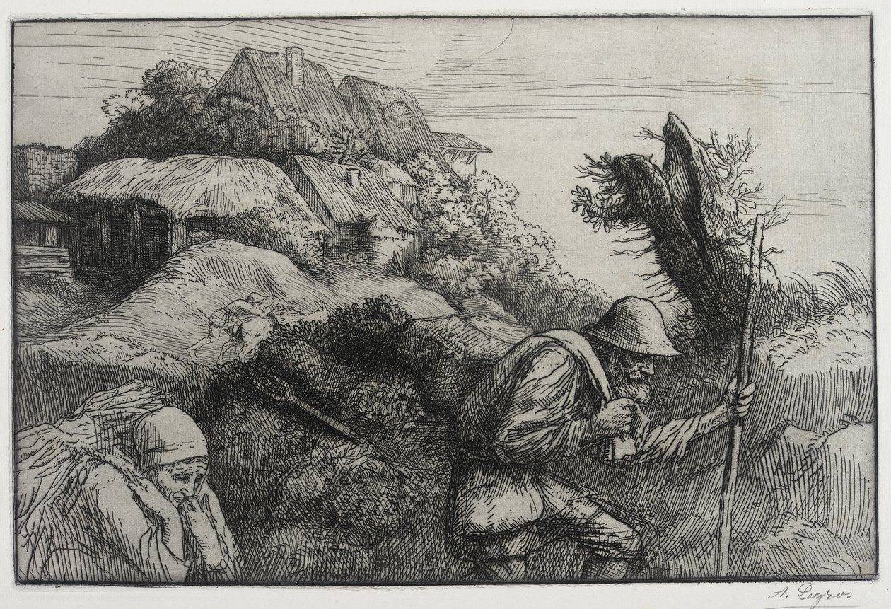 Le Retour du bois - Alphonse Legros