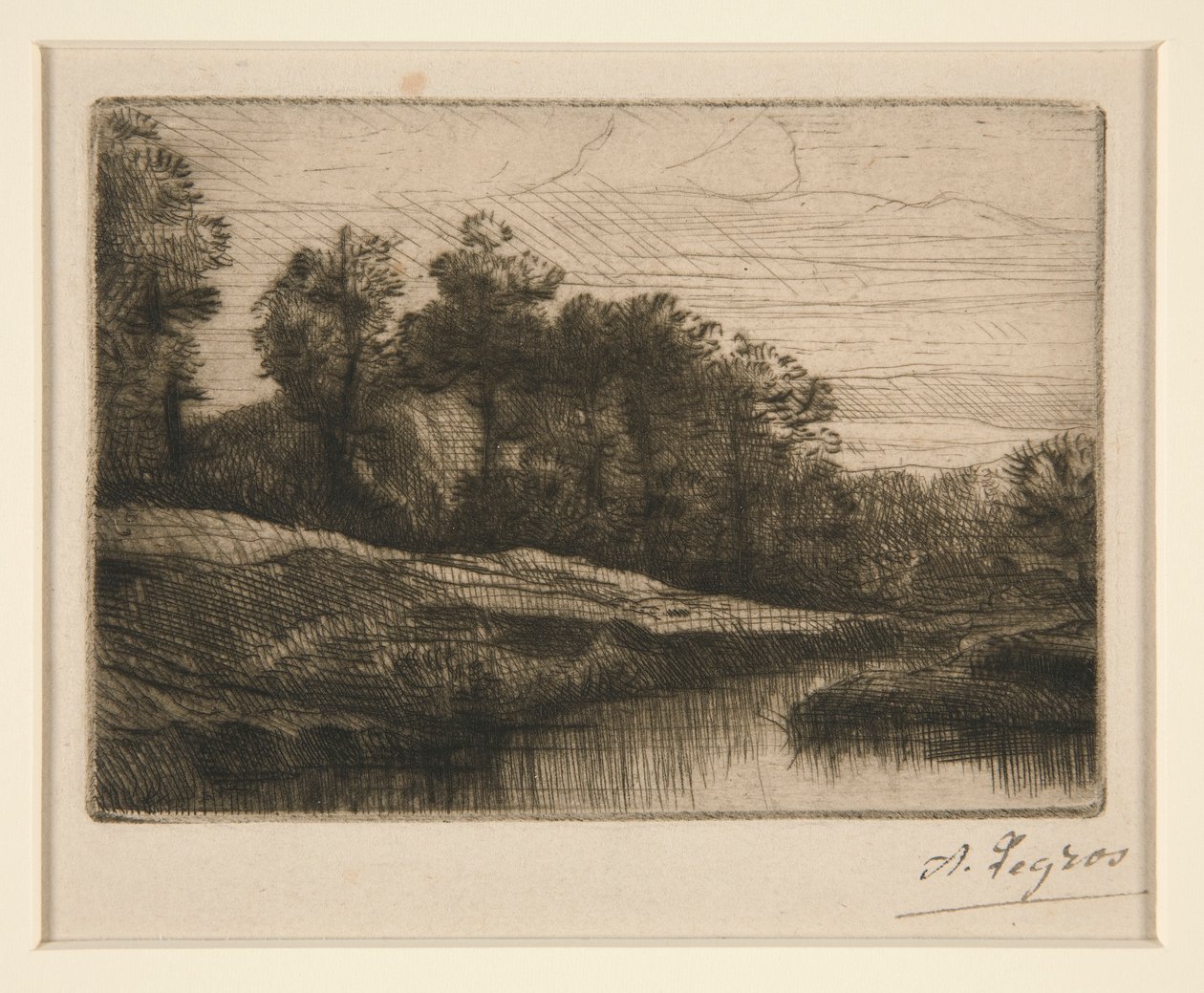 Le Soir (Coucher de Soleil) - Alphonse Legros