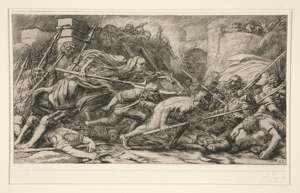 Le Triomphe de la Mort : Après le Combat - Alphonse Legros