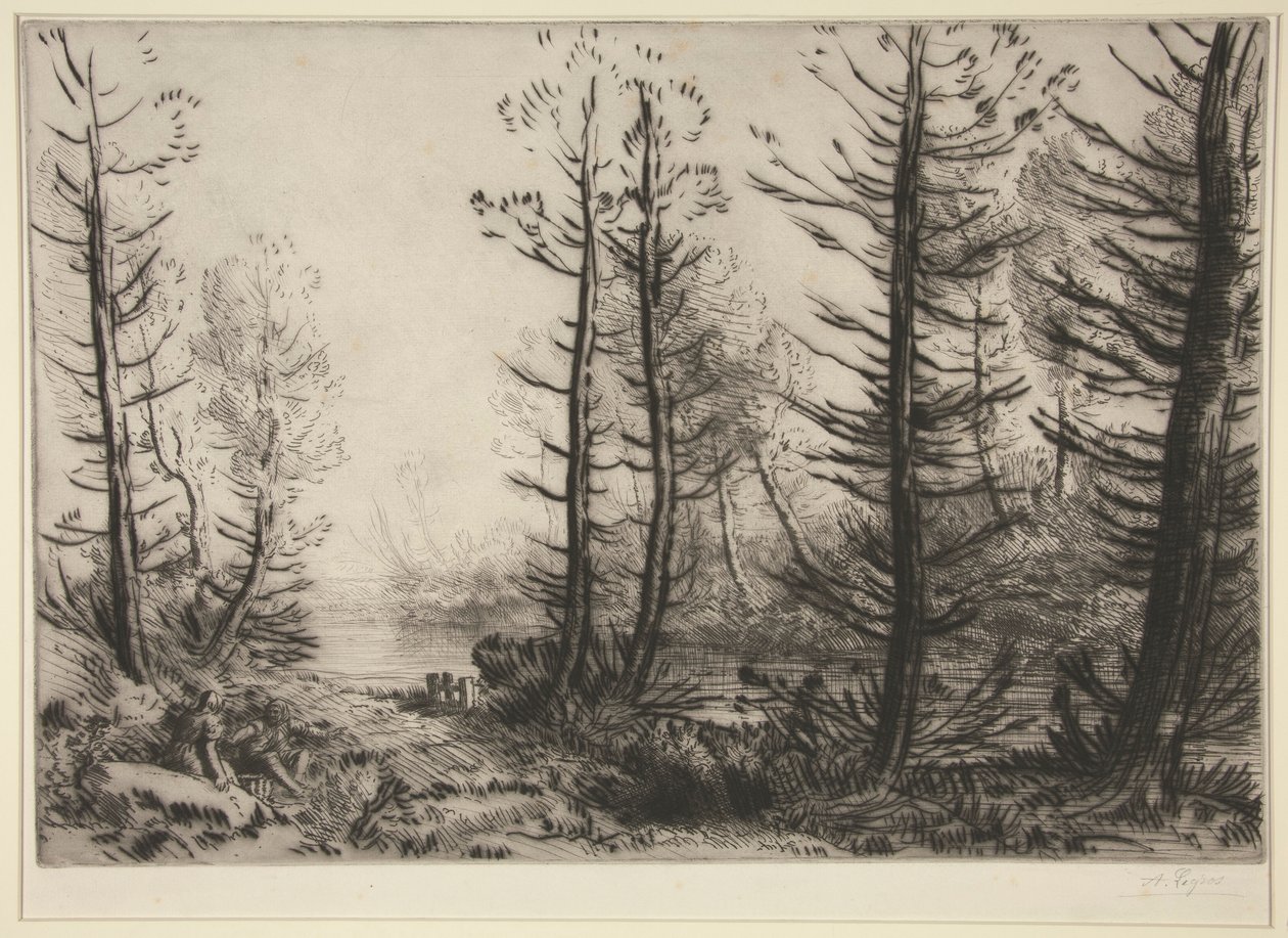 Le grand canal - Alphonse Legros