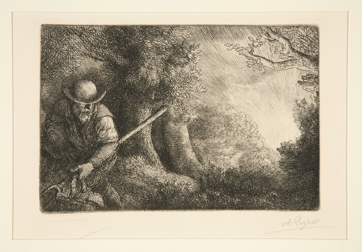 Le jardinier (The Gardener) - Alphonse Legros