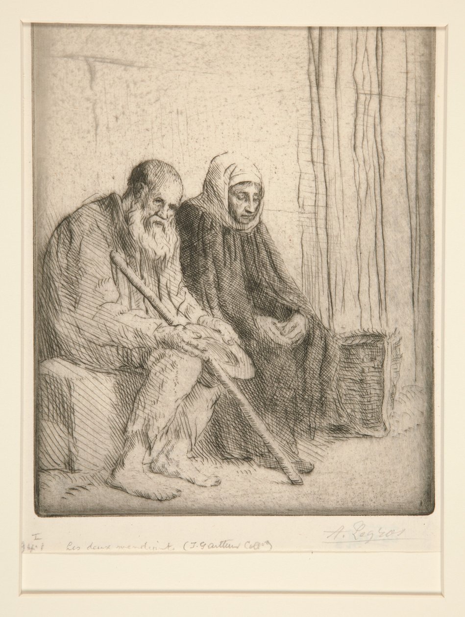 Les Deux Mendiants (Two Beggars) - Alphonse Legros