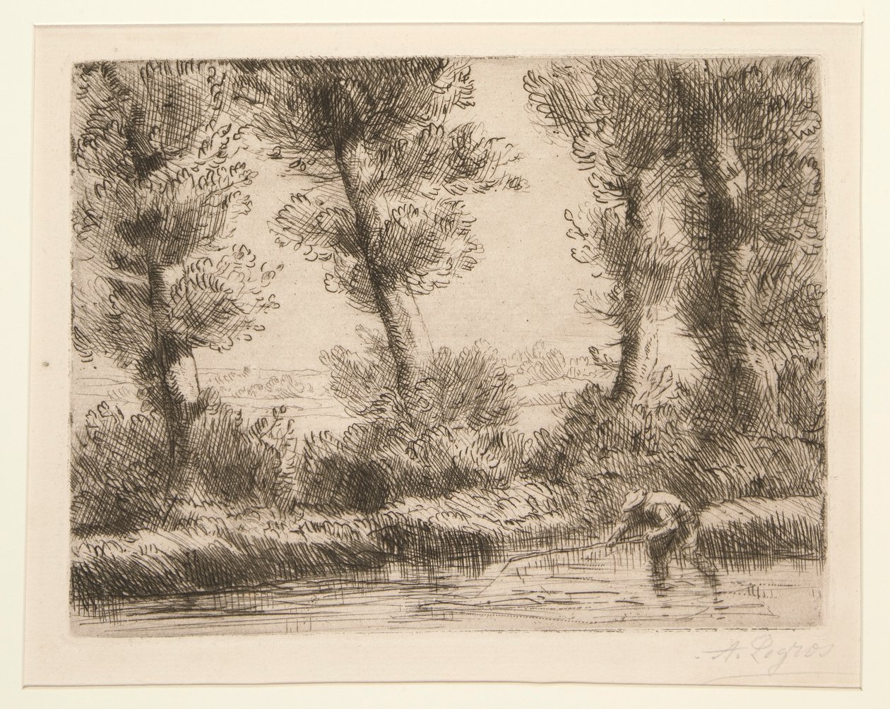 Les bords de la Liane - Alphonse Legros