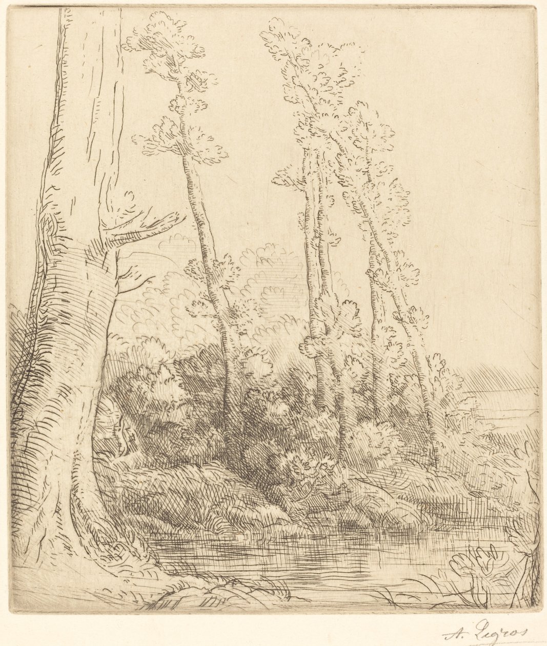 La petite mare - Alphonse Legros