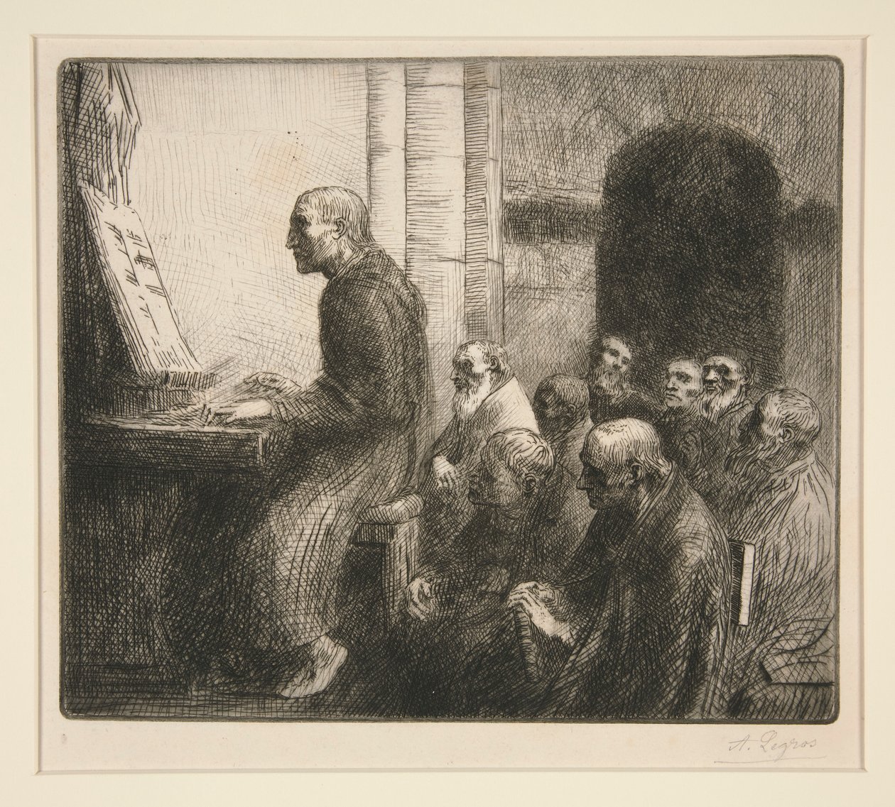 Moine jouant de l