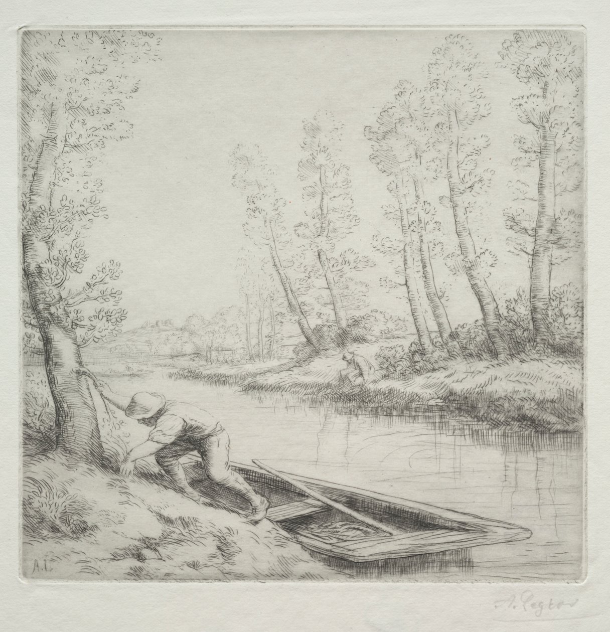 Le Matin sur la Rivière - Alphonse Legros