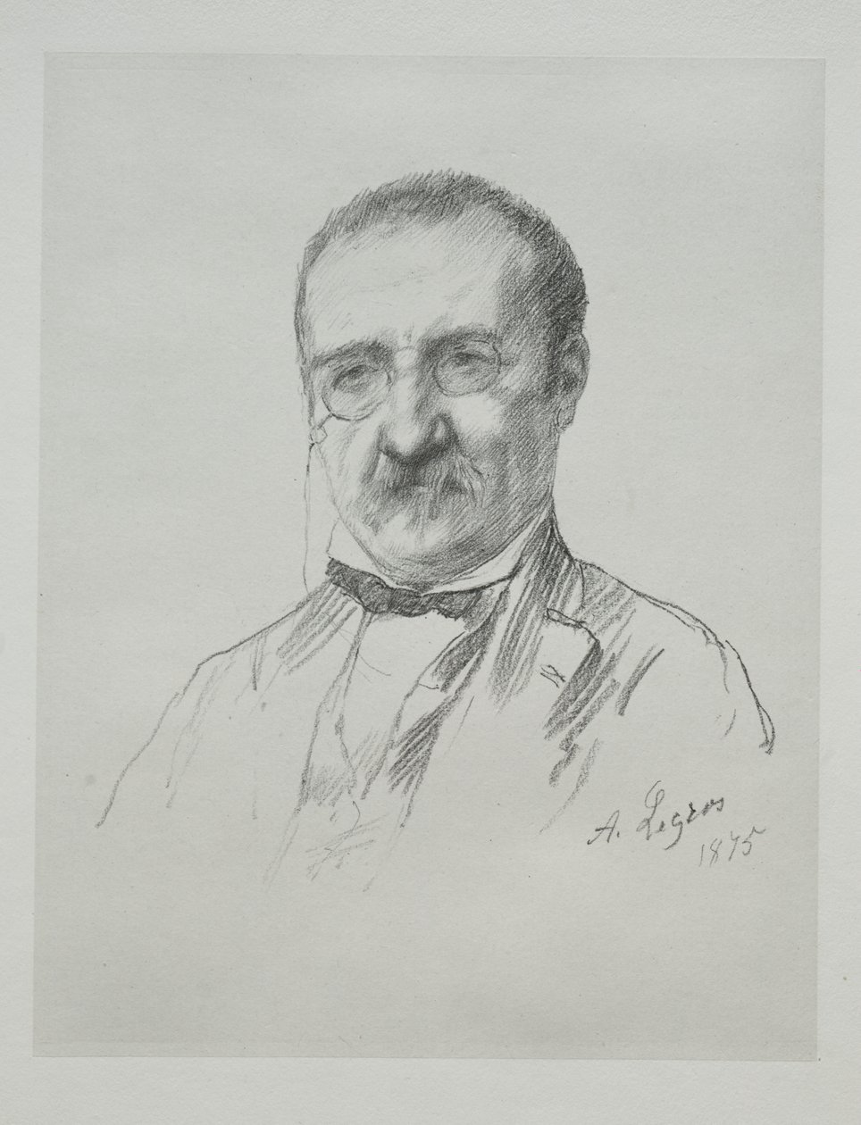 M. Champfleury, 1875 - Alphonse Legros