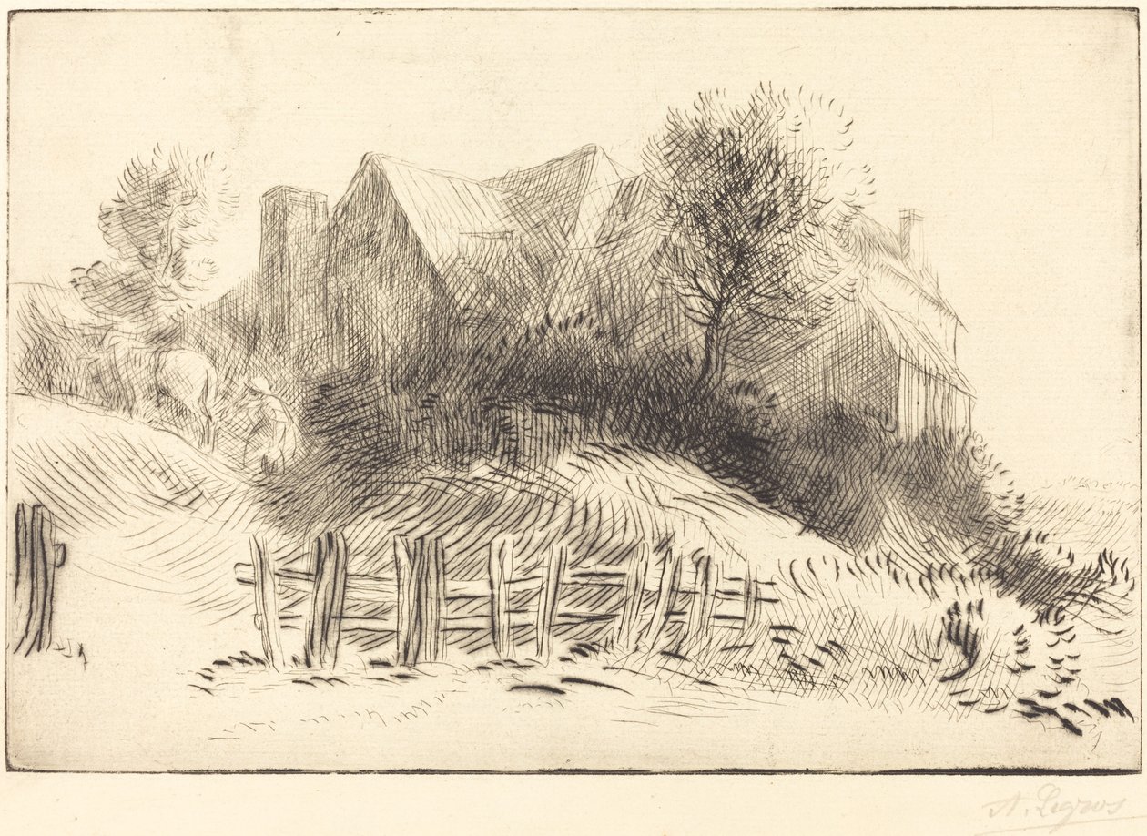 Une ancienne auberge - Alphonse Legros