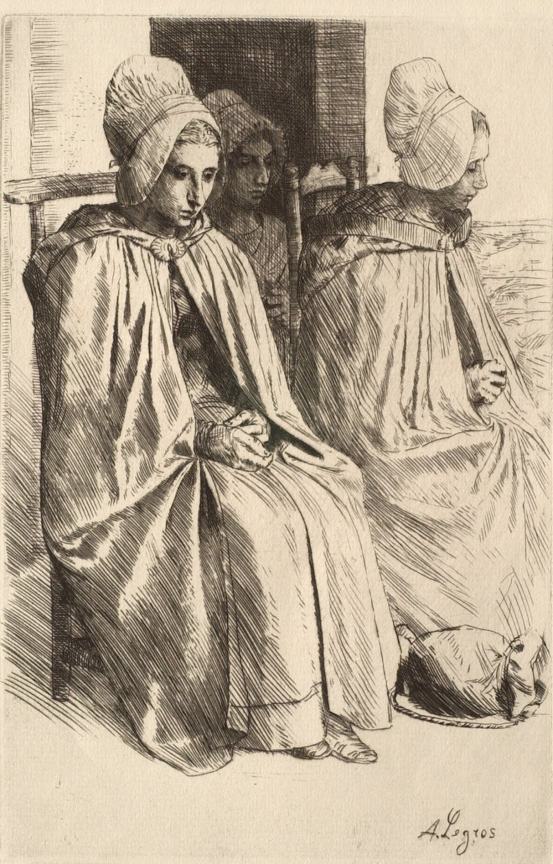 Paysannes des environs de Boulogne - Alphonse Legros