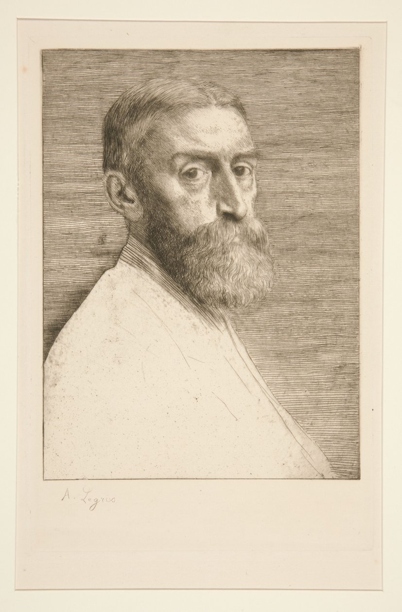 Portrait de E. J. Poynter, Esq. - Alphonse Legros