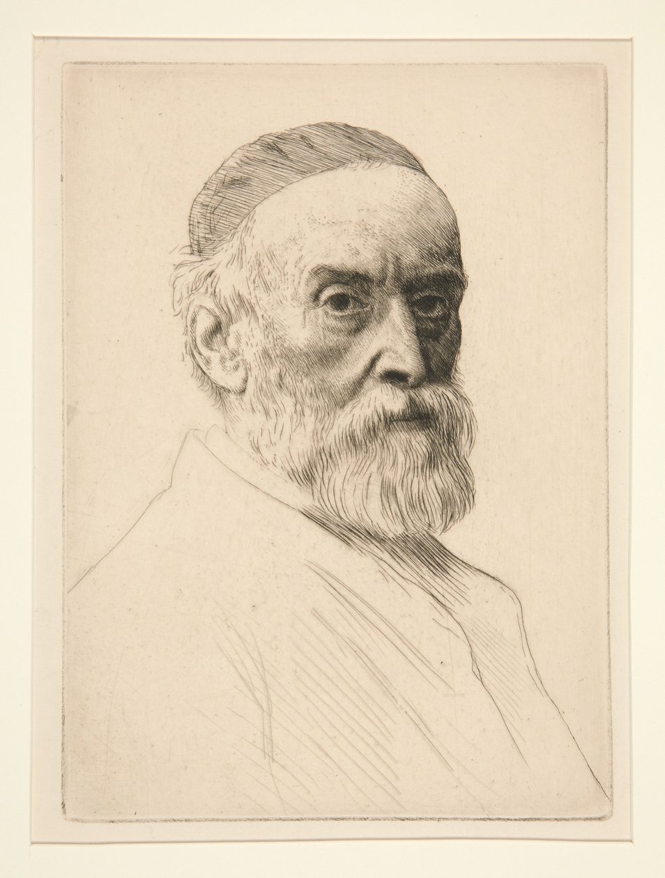 Portrait de G.F. Watts (R.A.) - Alphonse Legros