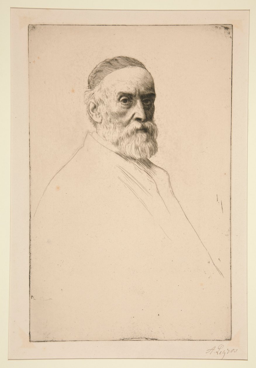 Portrait de G.F. Watts, R.A. - Alphonse Legros