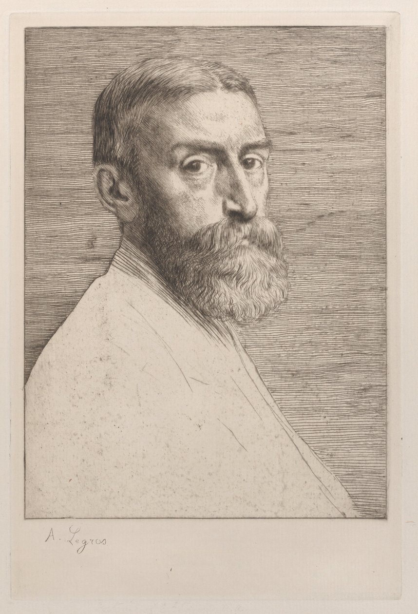 Portrait de Sir Edward John Poynter - Alphonse Legros