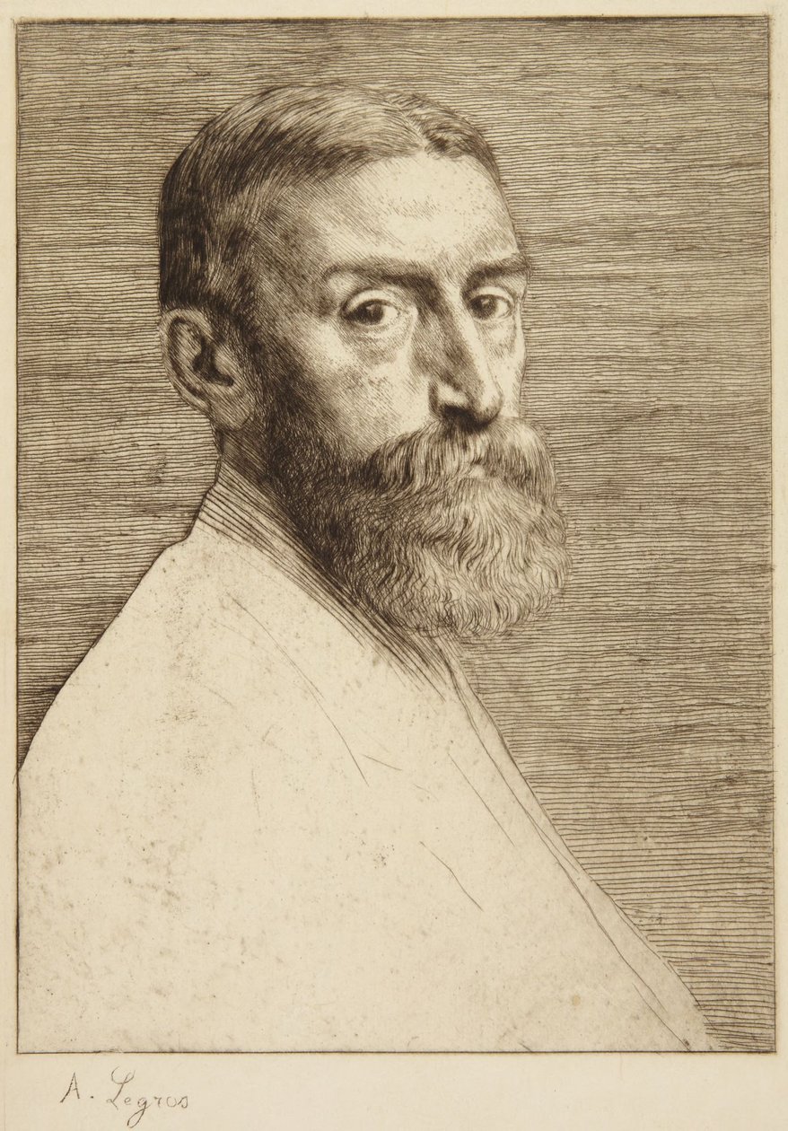Portrait de Sir Edward Poynter - Alphonse Legros