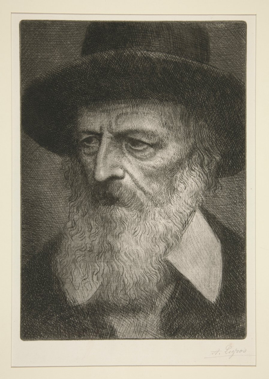 Portrait de Tennyson - Alphonse Legros