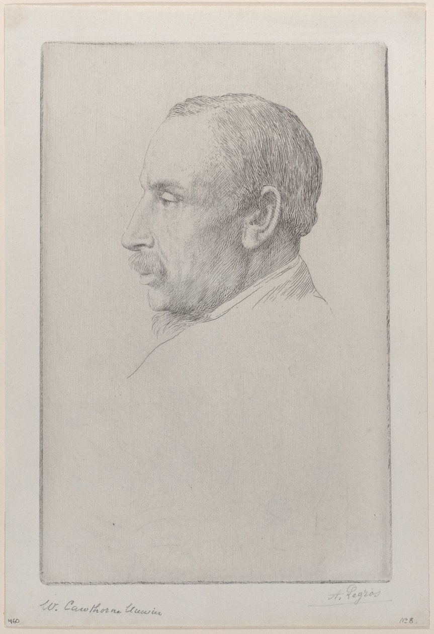 Portrait de William Cawthorne Unwin, 1892 - Alphonse Legros