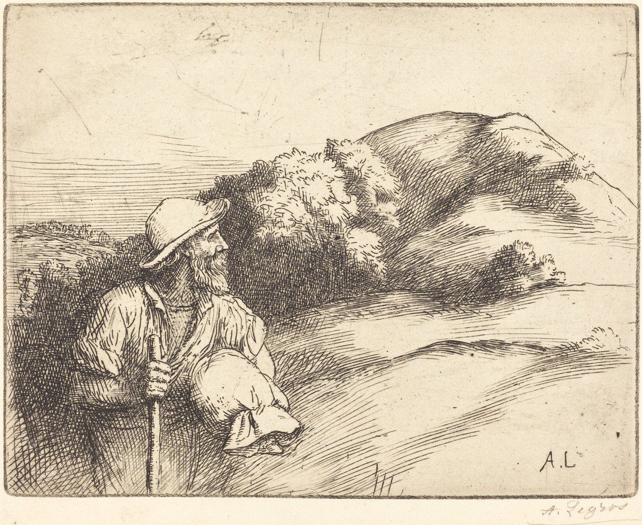 Retour des champs - Alphonse Legros