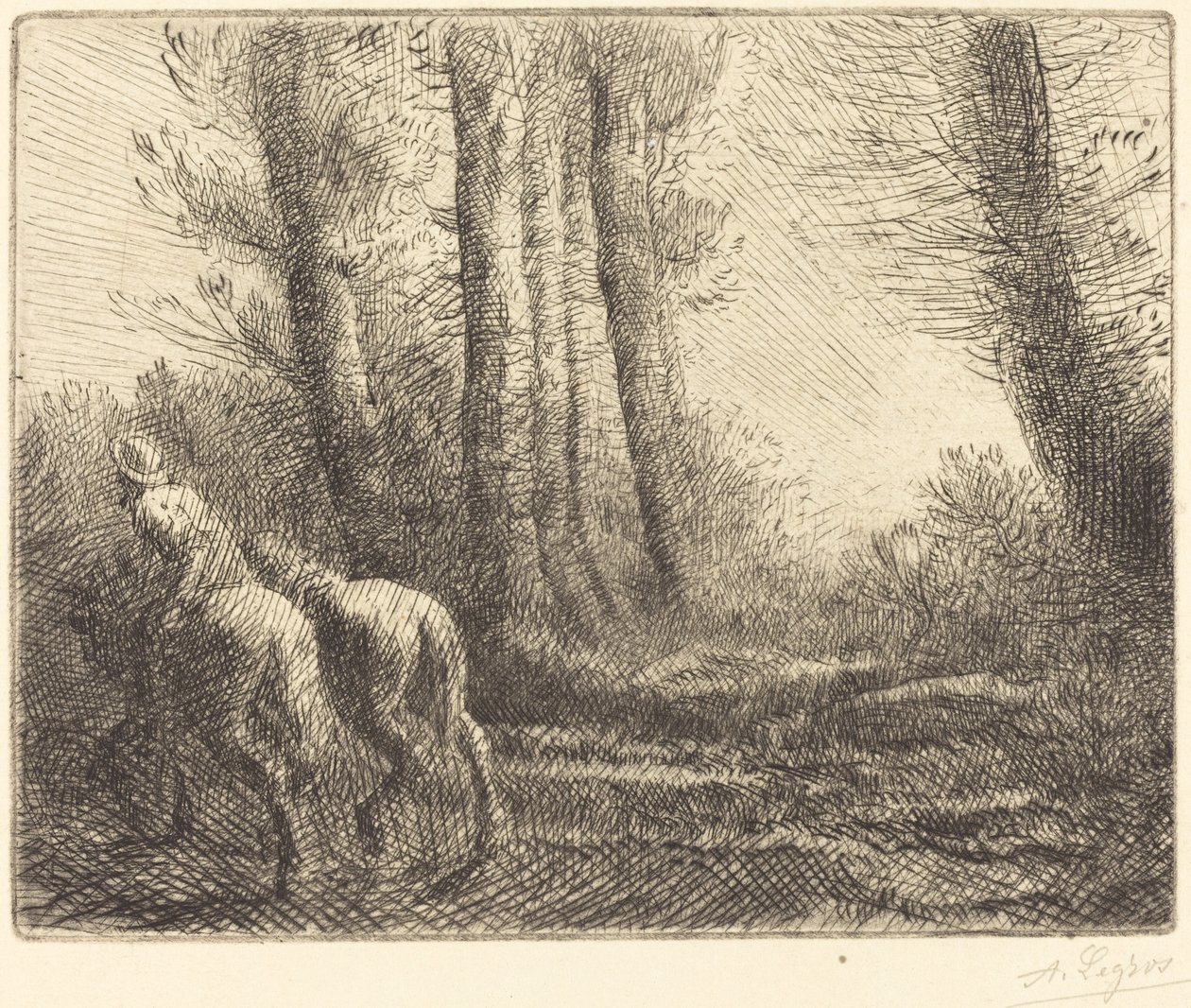 Retour du labourage - Alphonse Legros