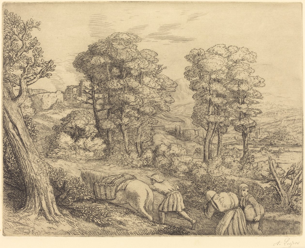 Retour à la ferme - Alphonse Legros