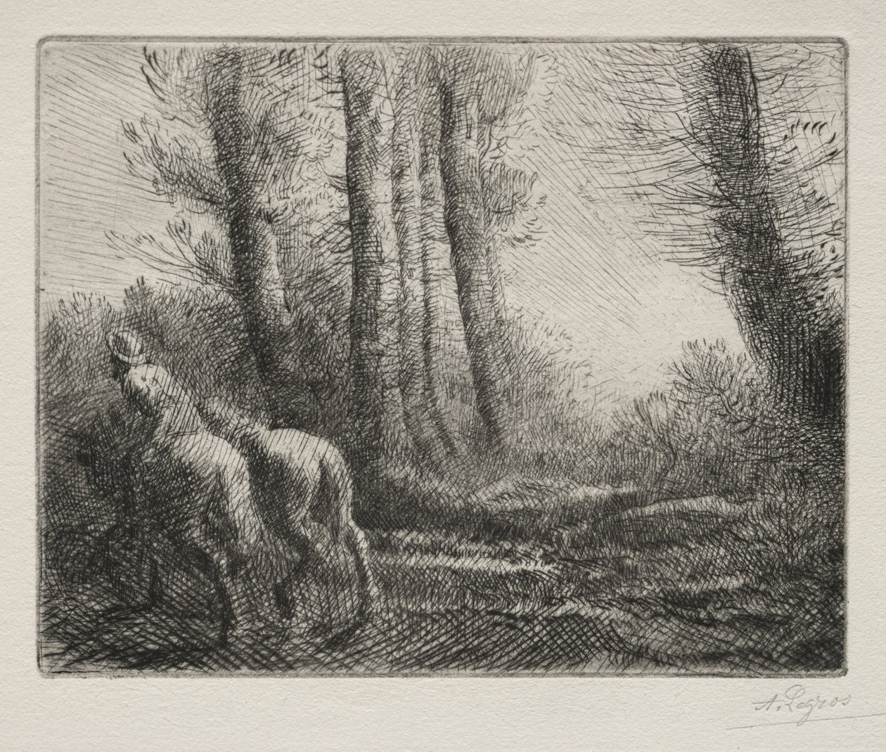 Retour du labourage - Alphonse Legros