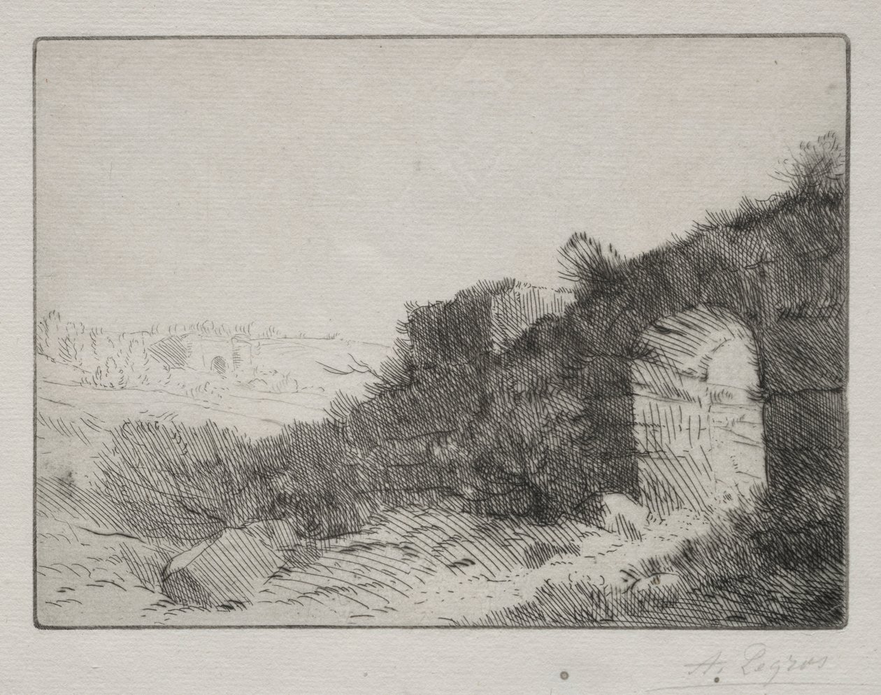 Ruines romaines - Alphonse Legros