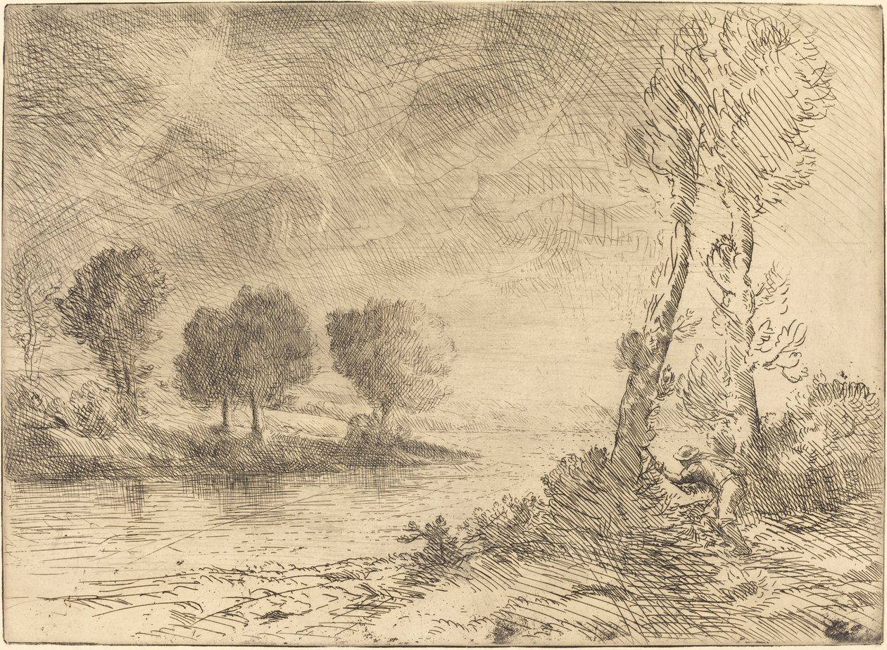Le pêcheur de saumon - Alphonse Legros