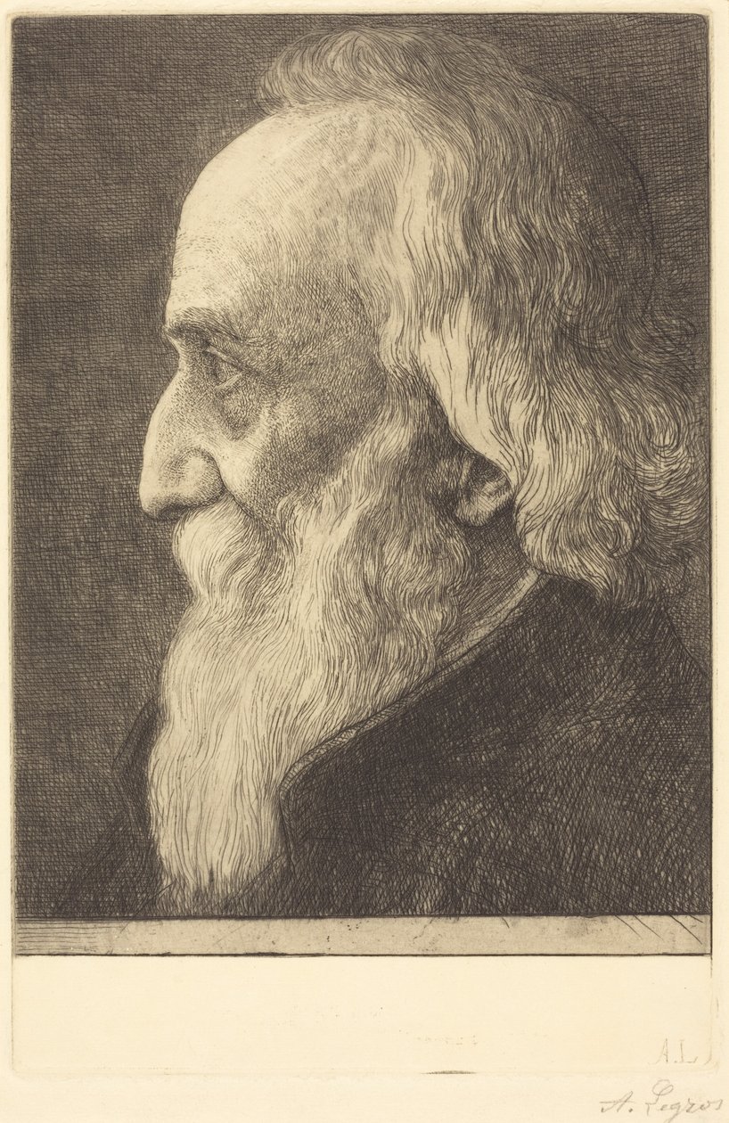 Autoportrait, 13e planche - Alphonse Legros