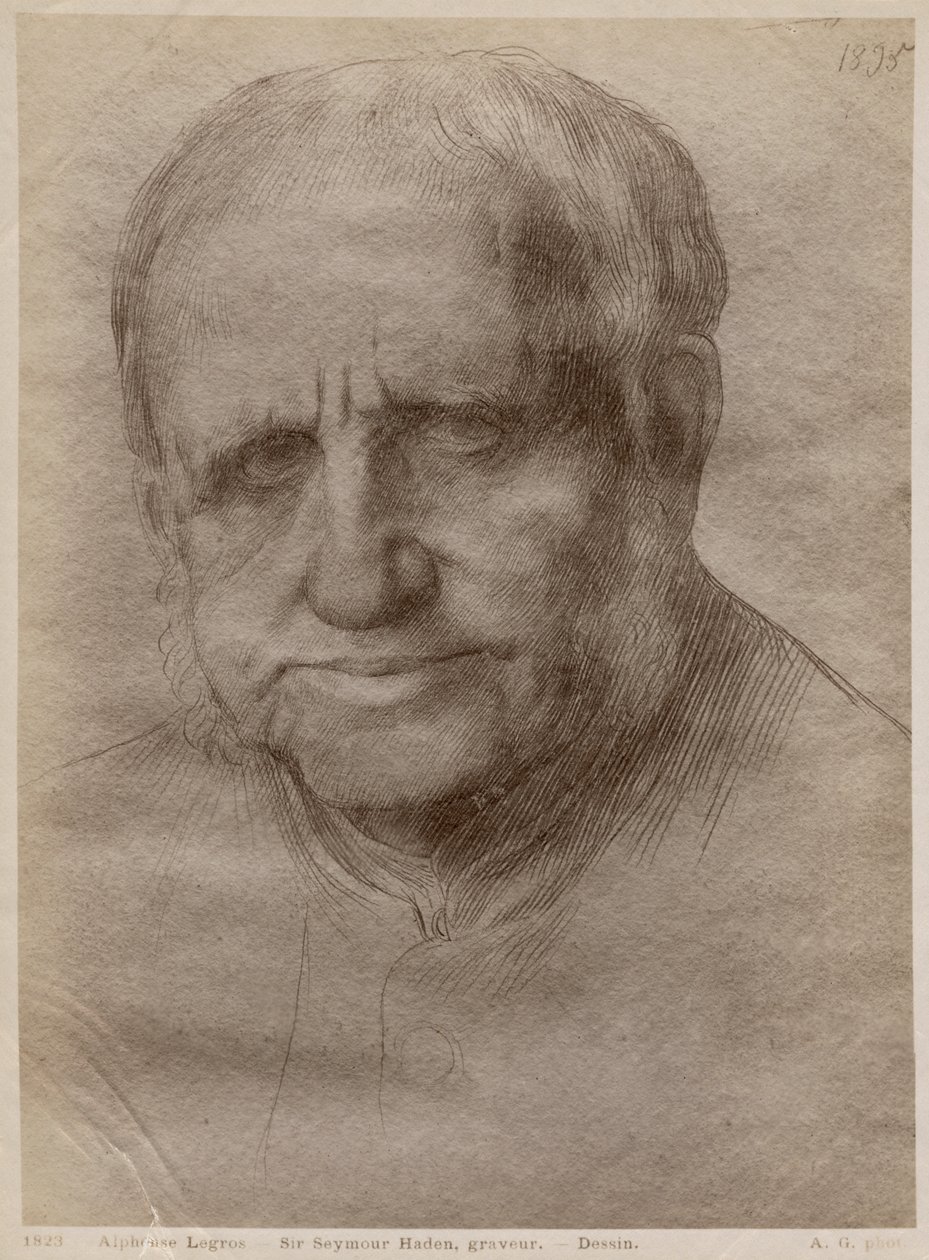 Sir Francis Seymour Haden, graveur, 1895 - Alphonse Legros