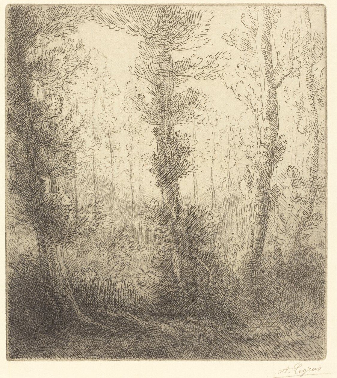Le petit lac - Alphonse Legros